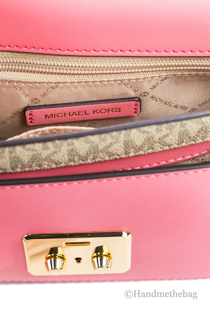 Michael Kors Sloan Editor Leather Flap Crossbody Bag